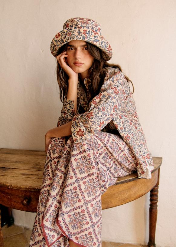 Winston XL Scarf - Sézane x Holiday - Jalna Print - Organic