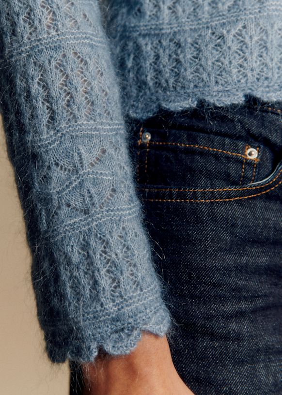 Varda カーディガン - エクリュ - メリノウール - Sézane