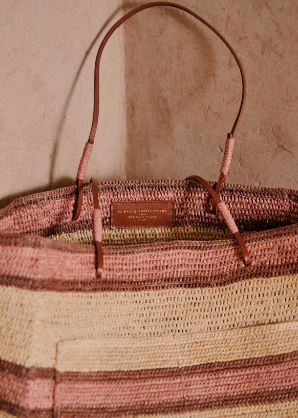 sac raphia sezane
