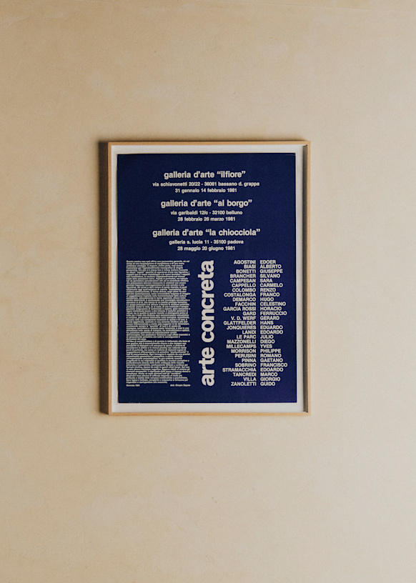 Affiche Arte Concreta