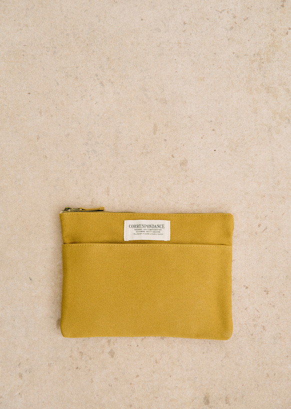 Maxi pochette plate Mordore Coton recycle Octobre Editions