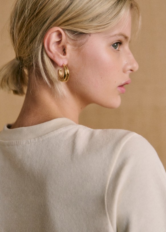 Theresa Hoops - Gold - Tin - Sézane
