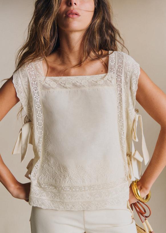 SEZANEレーストップス34 XS〜S SEZANEレーストップス34 XS〜S レース SEZANE(セザンヌ) トップス