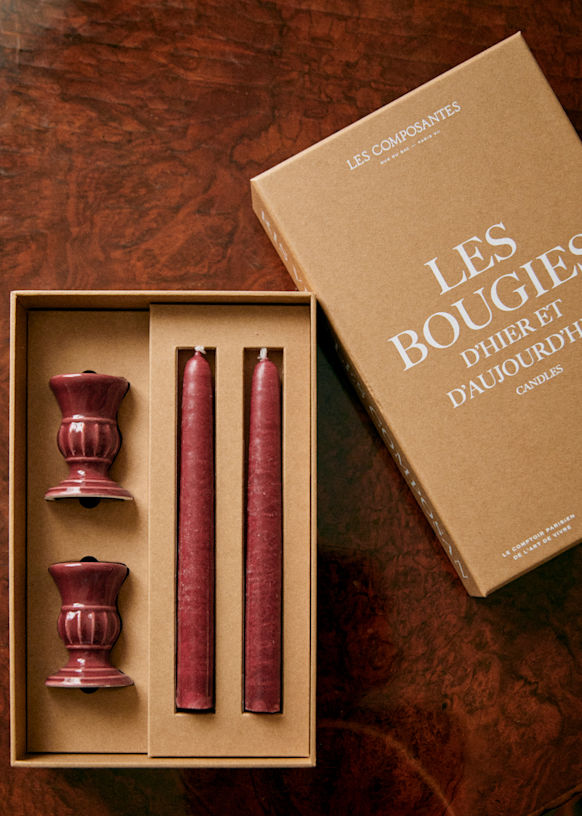 Gift set Bougeoirs Piano et Chandelles - Petit Modèle