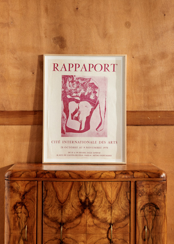 Affiche Cité internationale of arts, Rappaport, 1970