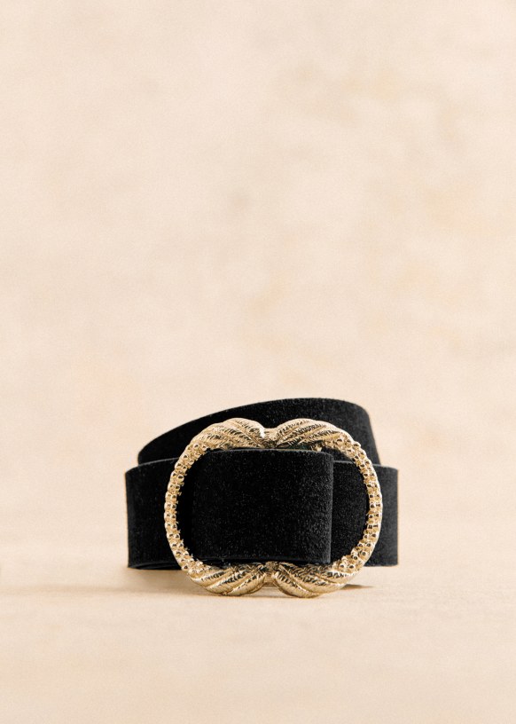 Artemis Belt Black Bovine leather Sezane