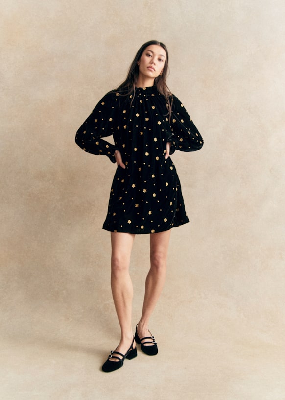 Sezane polka dot dress cheap