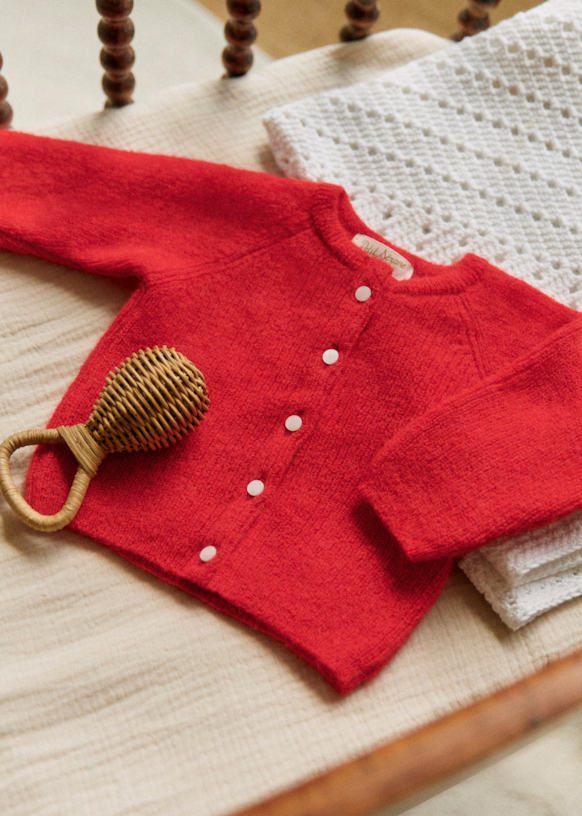 Gaspard Cardigan - Ecru - Super kid mohair - Sézane