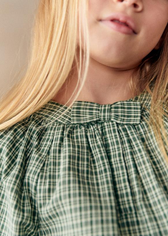 Jimena Blouse - Petit Sézane x MDLO - Wigan Check - Organic