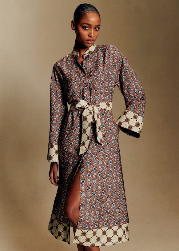 Line ドレス - Sézane x Antoinette Poisson - マダーレッド ハート