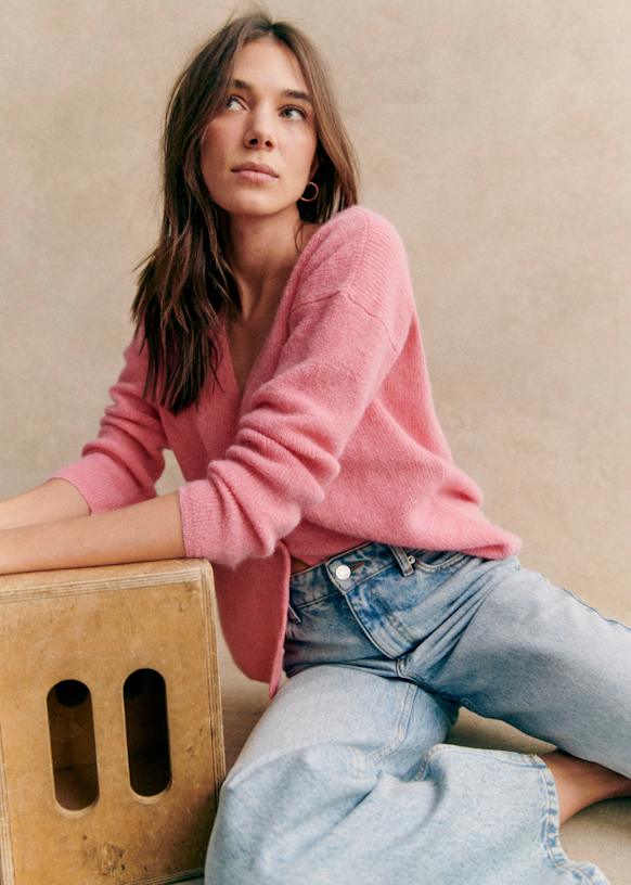 Sezane セザンヌ セーター ニット モヘア ライトブルー Sezane セザンヌ セーター ニット モヘア ライトブルー