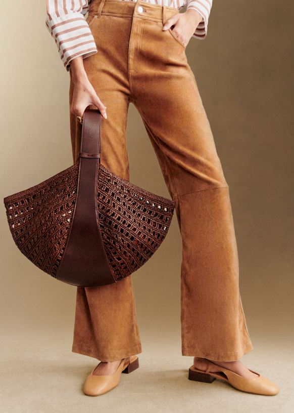 Cleo Basket - Raffia Choco - Raffia - Sézane