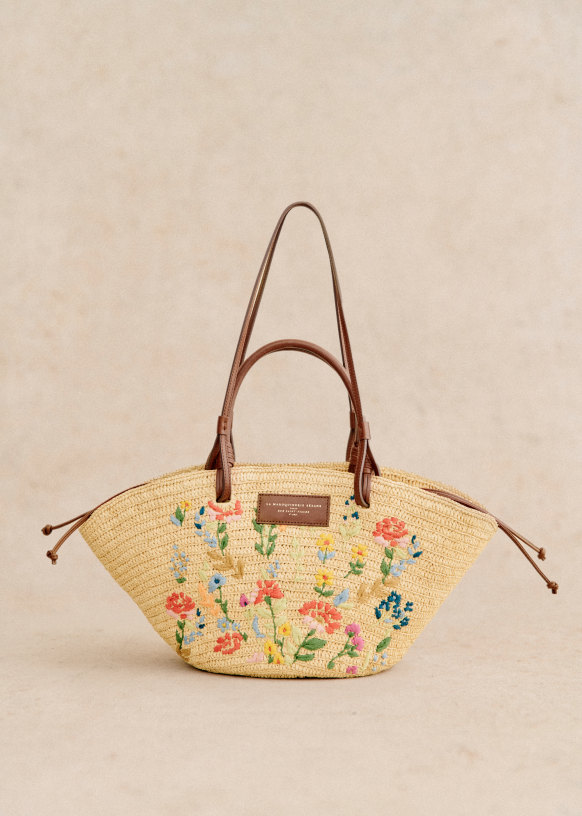 Sac raphia sezane on sale