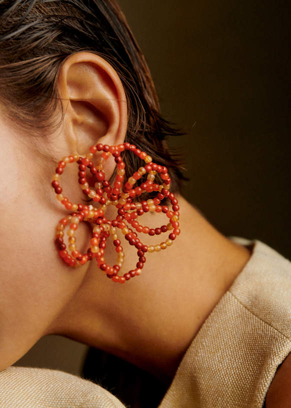 Juliette Earrings - Sunset Beads - Resin - Sézane
