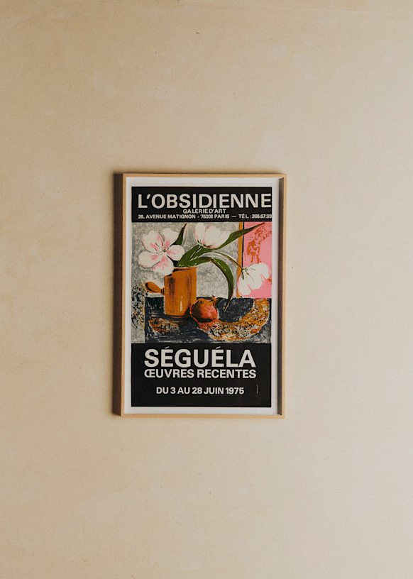 Affiche Galerie Obsidienne, Seguela, 1975