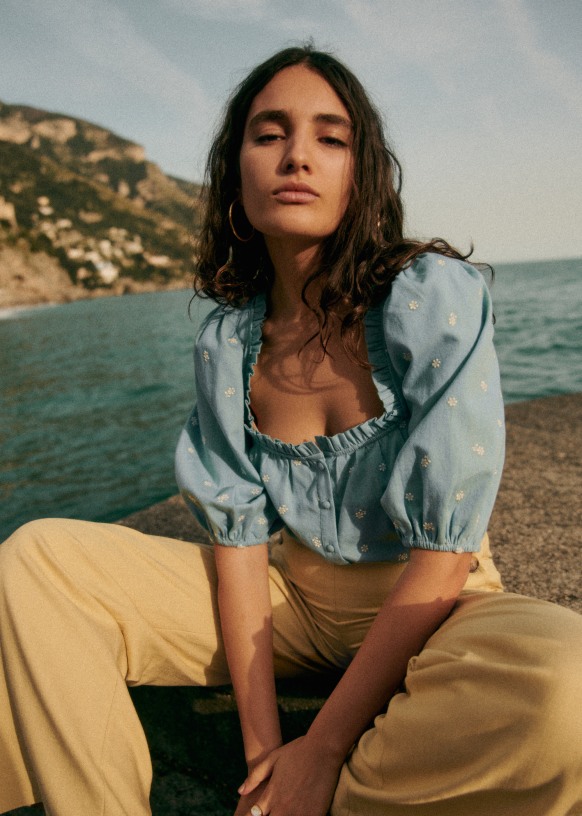 Chemise en jean sezane hot sale