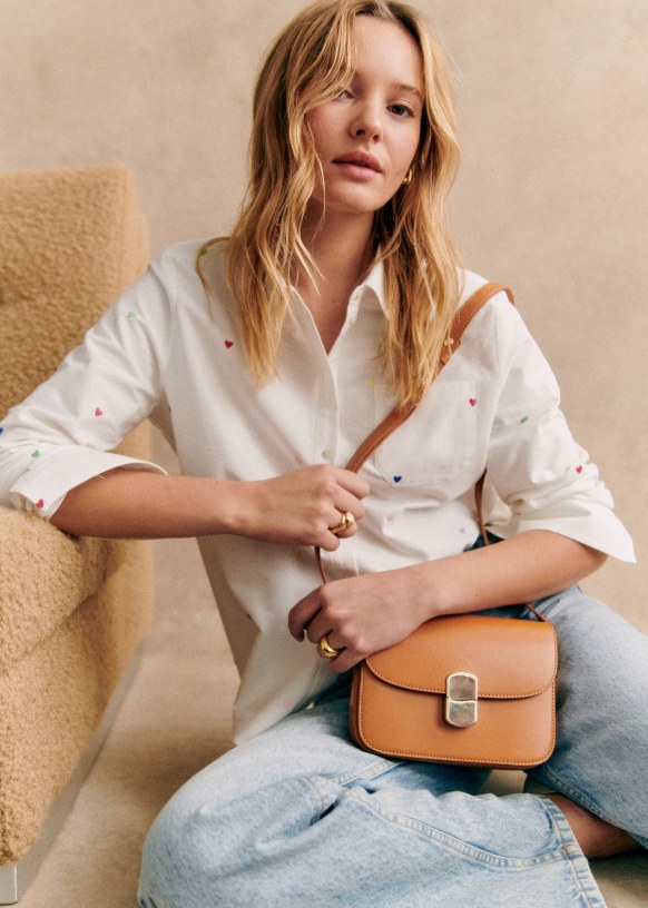 Tomboy Shirt - White - Organic Cotton - Sézane Tomboy Shirt - White - Organic Cotton - Sézane