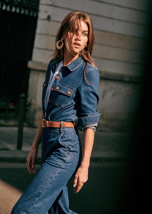 Sezane brooklyn jumpsuit Clearance