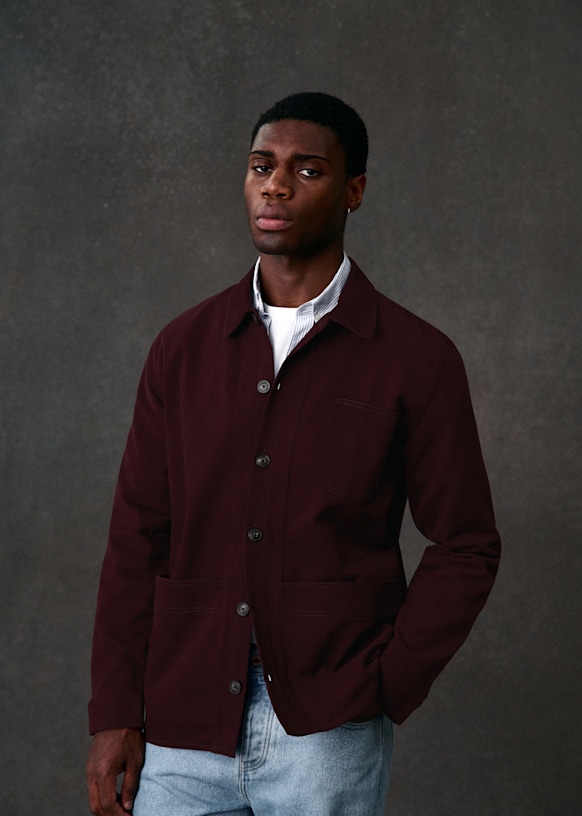 Will Jacket - Denim Blue - Organic cotton - organic textile - Sézane