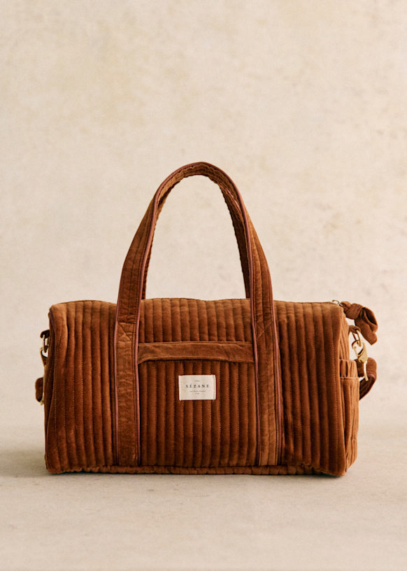 Sezane セザンヌ ボーリングバッグ ブラウン Bowling bag - Green - Cotton - Sézane