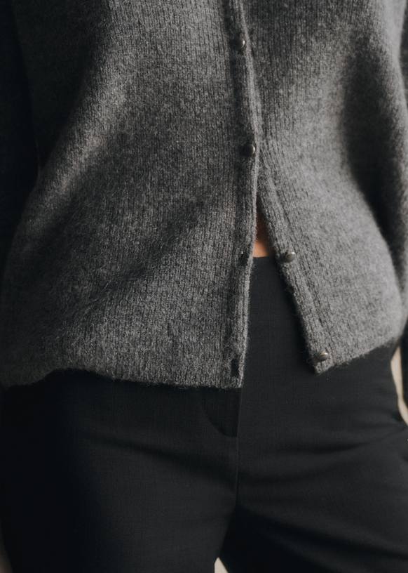 Barry Cardigan - Black - Super kid mohair - Sézane