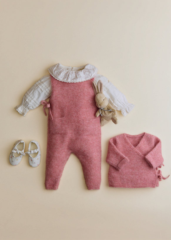 イーシャペンダント Edmée Jumpsuit - Pink Tea - GRS-certified recycled polyamide - Sézane