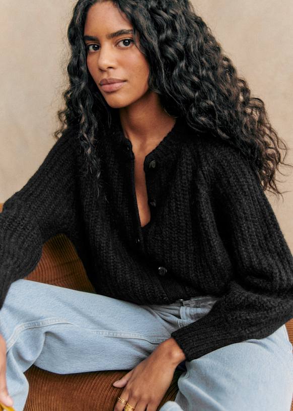 Izel Cardigan Grey Chine