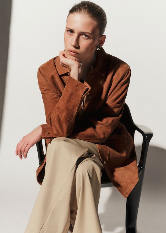 Will Jacket - Golden Olive - Linen - Sézane