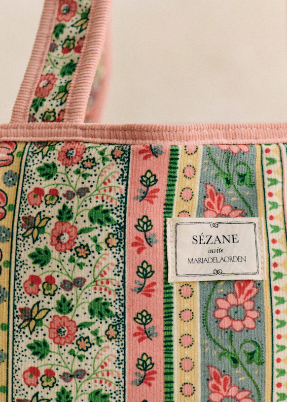 洋服通販 - 新作アイテムを Large Totebag - Sézane x MDLO - Candeur Print - Cotton - Sézane バッグ
