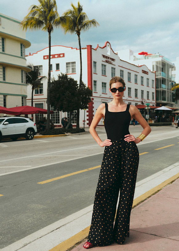 Body Solal - Noir - Coton biologique - textile à base de fibres biologiques - Sézane