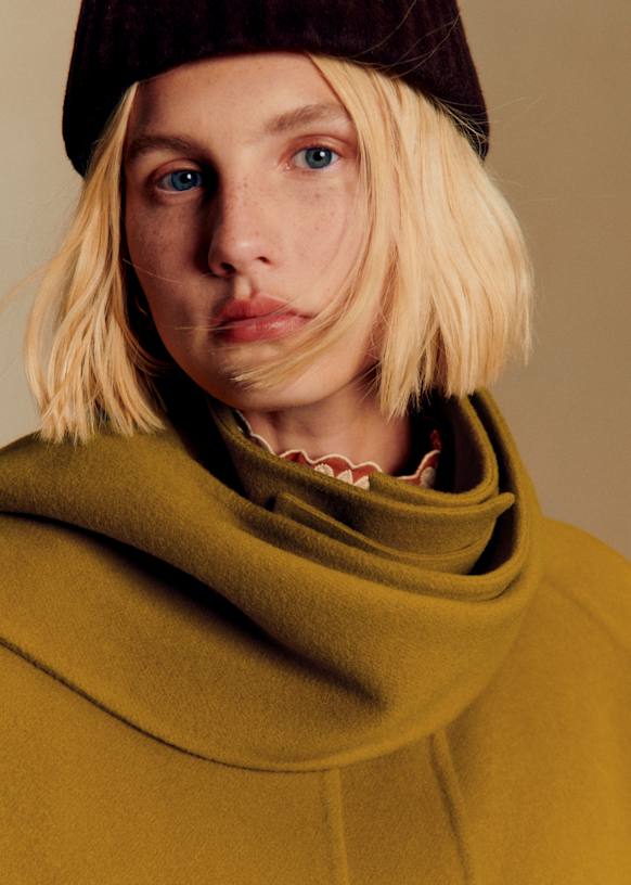 Sézane グレー ウールコート 2025年最新】Sezaneコートの人気アイテム - メルカリ