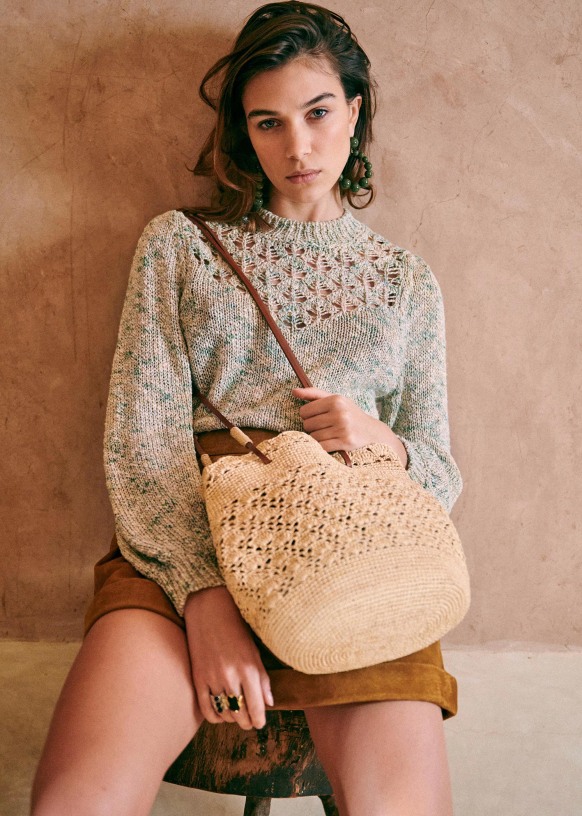 sac raphia sezane