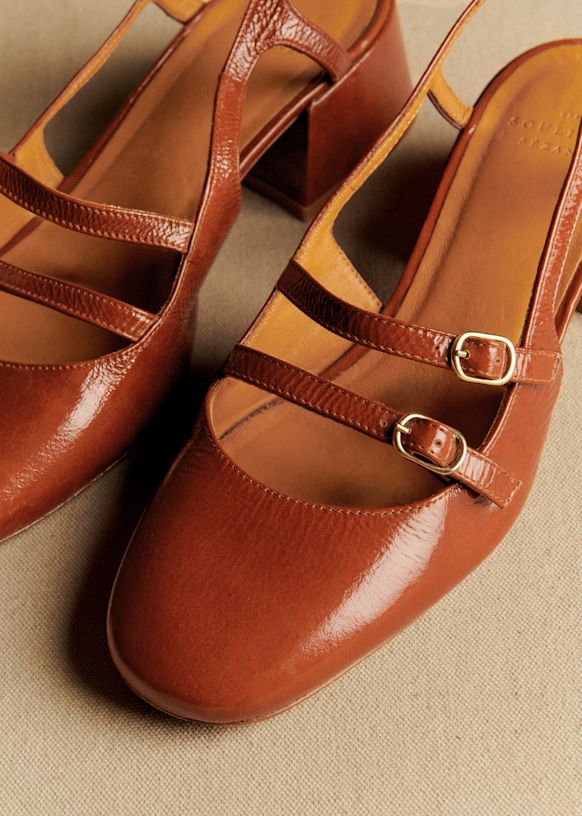 Paula Babies - White lacquer - Patent goatskin leather - Octobre