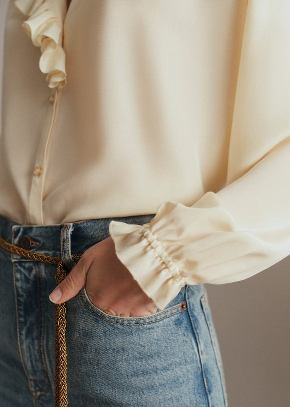 Hana Shirt - Cream - Viscose - Sézane