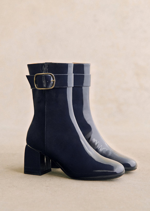 Uo margot patent boot on sale