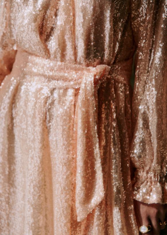 sezane sequin dress Annabeth Dress