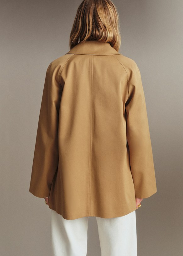 Carter Jacket - Bronze - Goat leather - Sézane