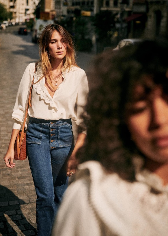 Sezane chemise blanche
