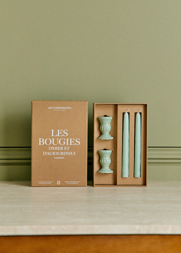 Gift set Bougeoirs Piano et Chandelles - Petit Modèle