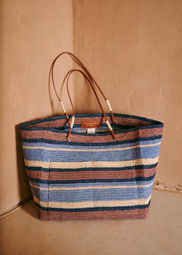 sac raphia sezane