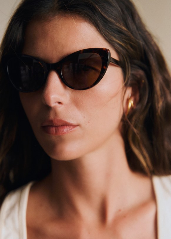 Bianca Sunglasses - Ecru - Acetate - Sézane display picture 1