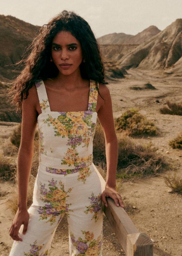 SEZANE / ベロアトップス Hermance Top - Ella Purple - Polyester - Sézane