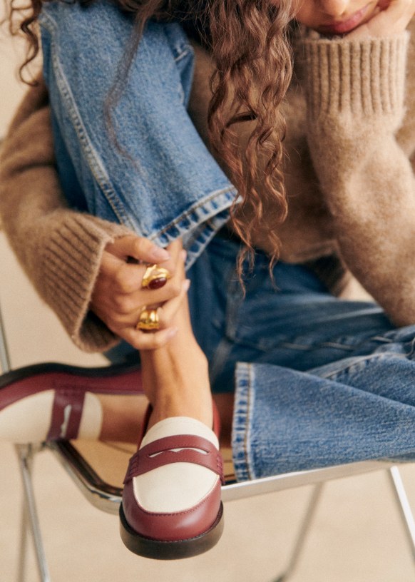 Mocassins leopard sezane hotsell