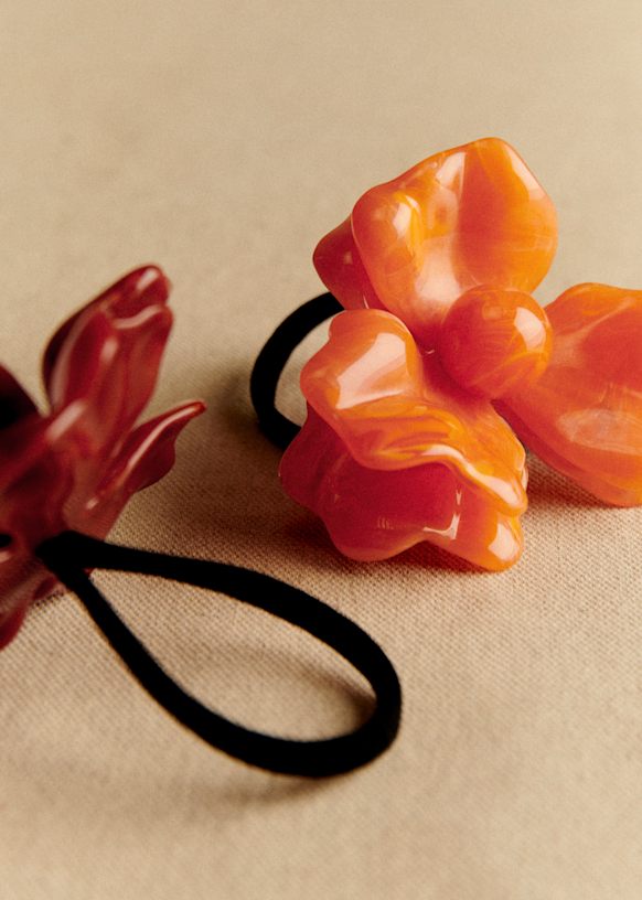 Kiana ヘアアクセサリ - エクリュ - 樹脂 - Sézane