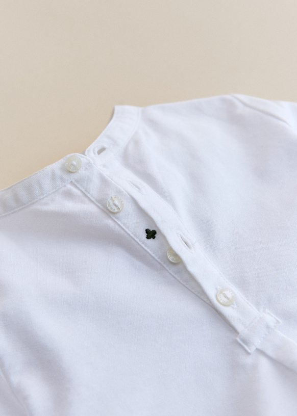 Sacha Shirt - Light White Oxford - Organic cotton - organic