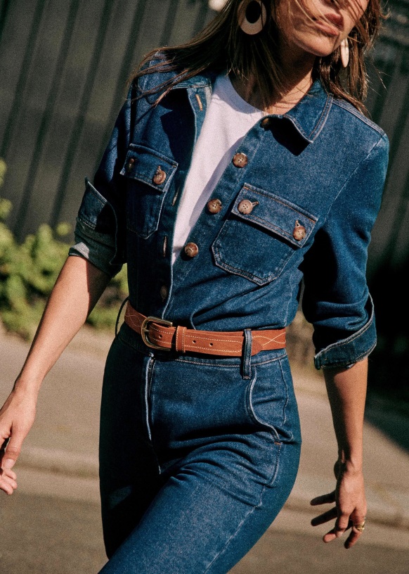 Sezane brooklyn jumpsuit Clearance