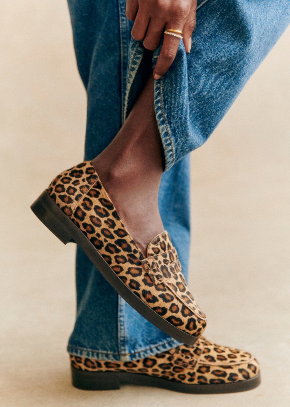 Lucky brand leopard loafers online