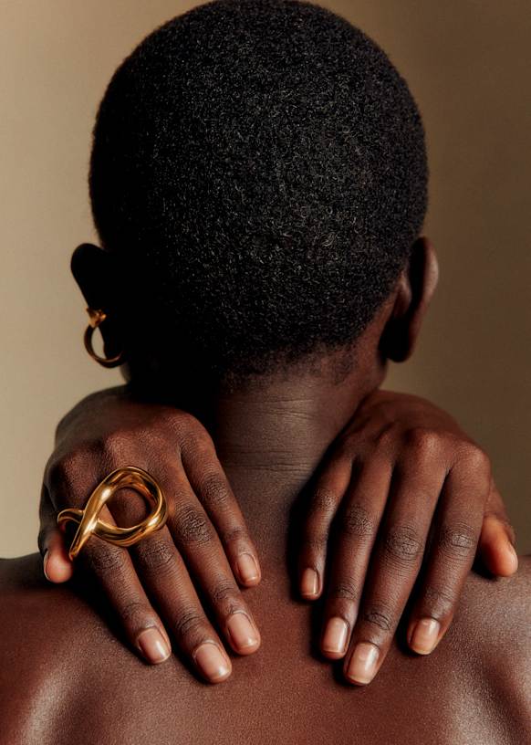 Valentin リング - ゴールド - リサイクル真鍮 - Sézane