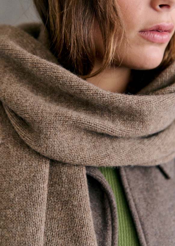 Marta Silla Scarf - Taupe/Apricot main image 0