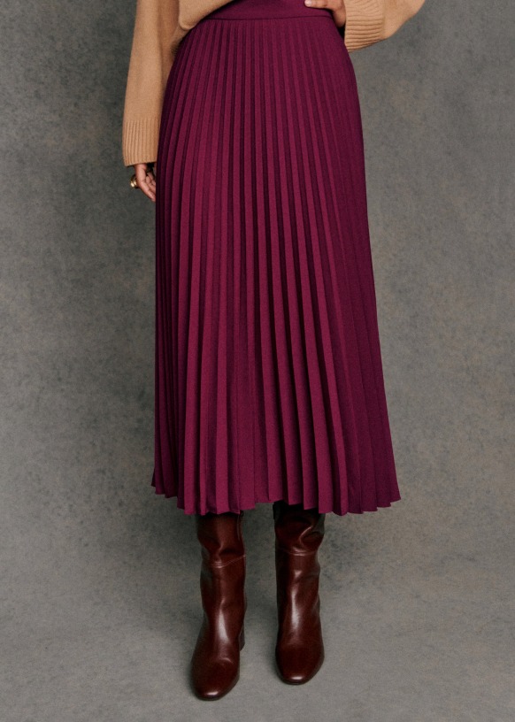Jupe plissée sezane hot sale